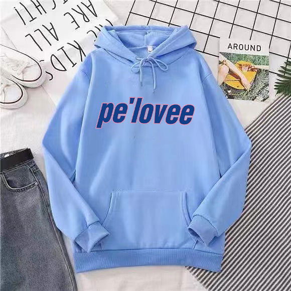 Women's hoodie with modern lettering Lisslune 1772612762