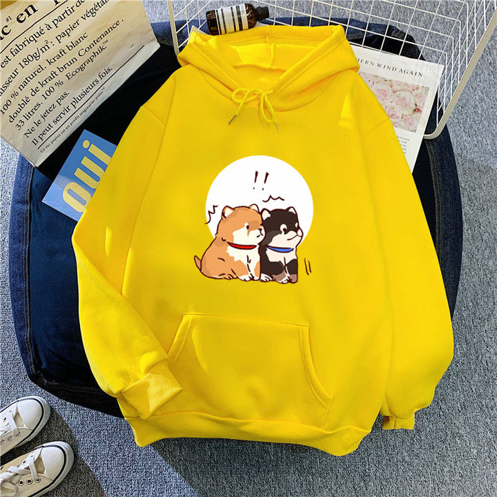 Women's hoodie with cute dog design Lisslune