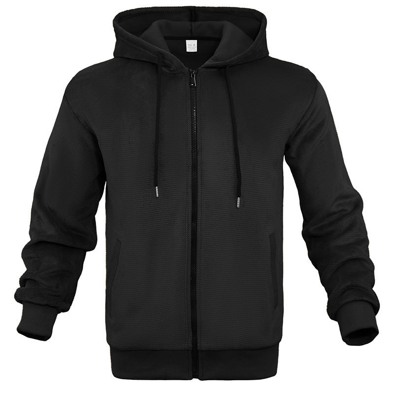 Men's Sporty Hoodie Jacket with Breathable Properties Lisslune