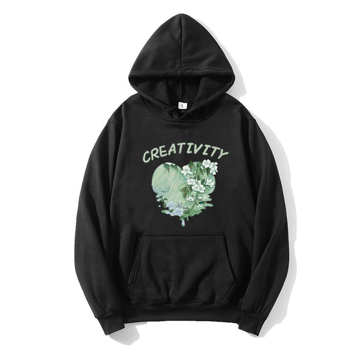 Women's hoodie with creative heart motif Lisslune
