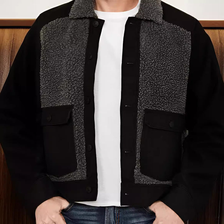 Men's casual fleece jacket Lisslune