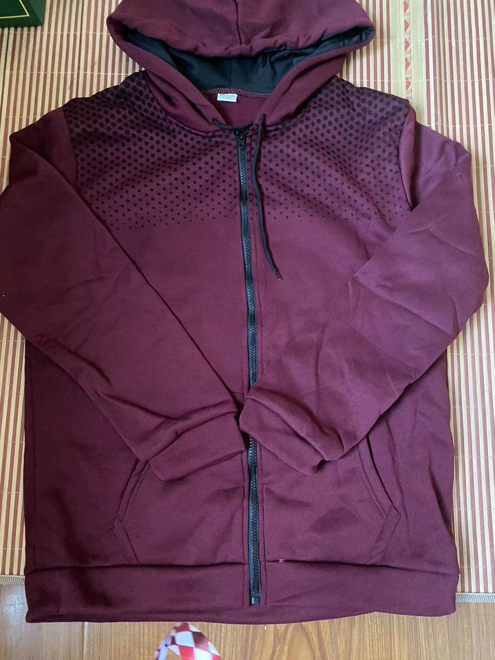 Men's sporty hoodie jacket with full zip and practical pockets Lisslune