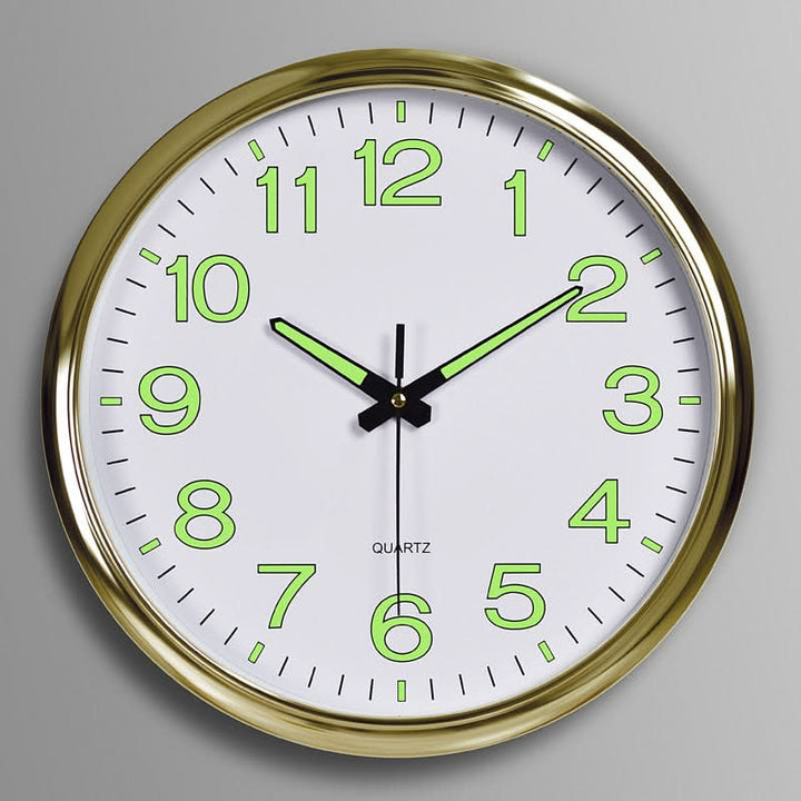 Lisslune | Silent LED Wall Clock 12" for Classroom