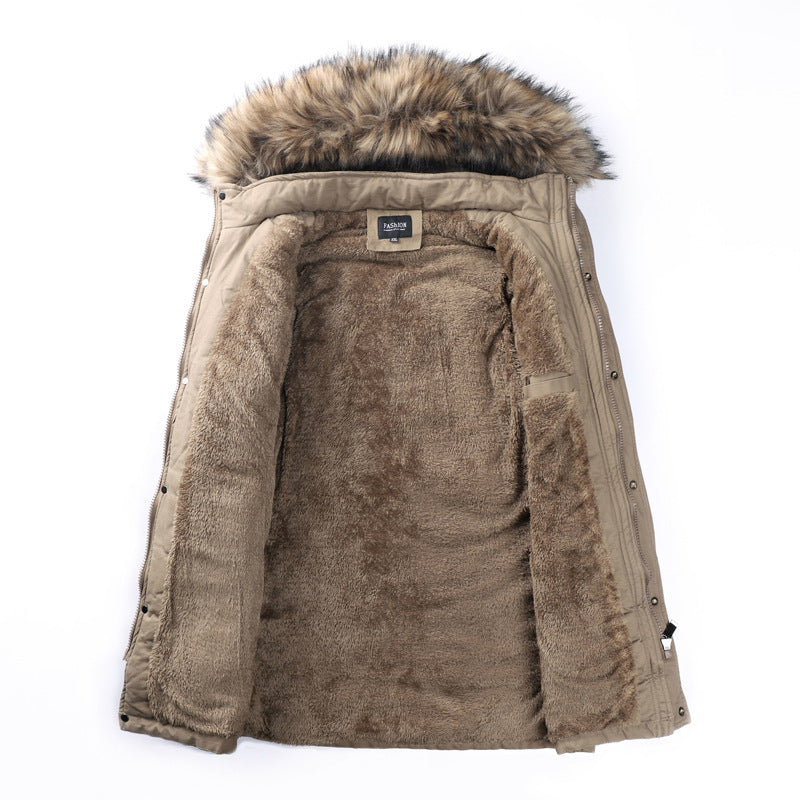 Men's Winter Parka with Removable Hood Lisslune