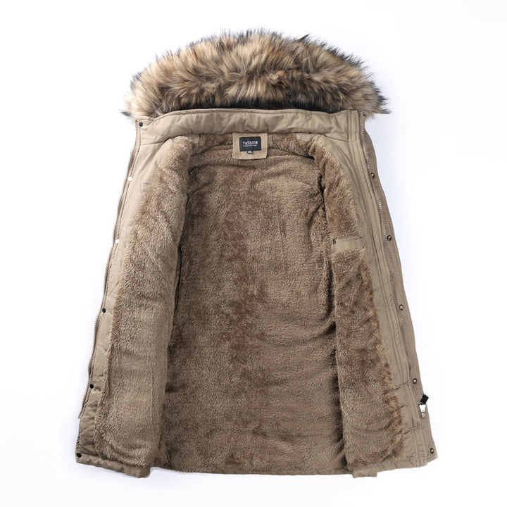 Men's Winter Parka with Removable Hood Lisslune