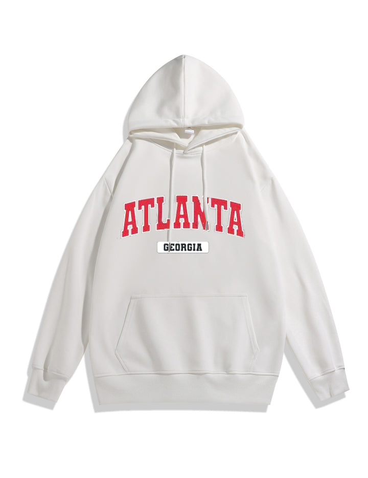 Women's hoodie with stylish Atlanta print Lisslune