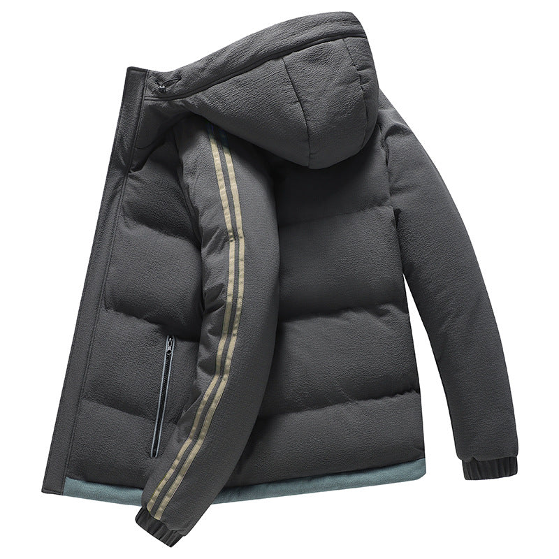 Men's insulated winter jacket with quilted structure and practical pockets Lisslune
