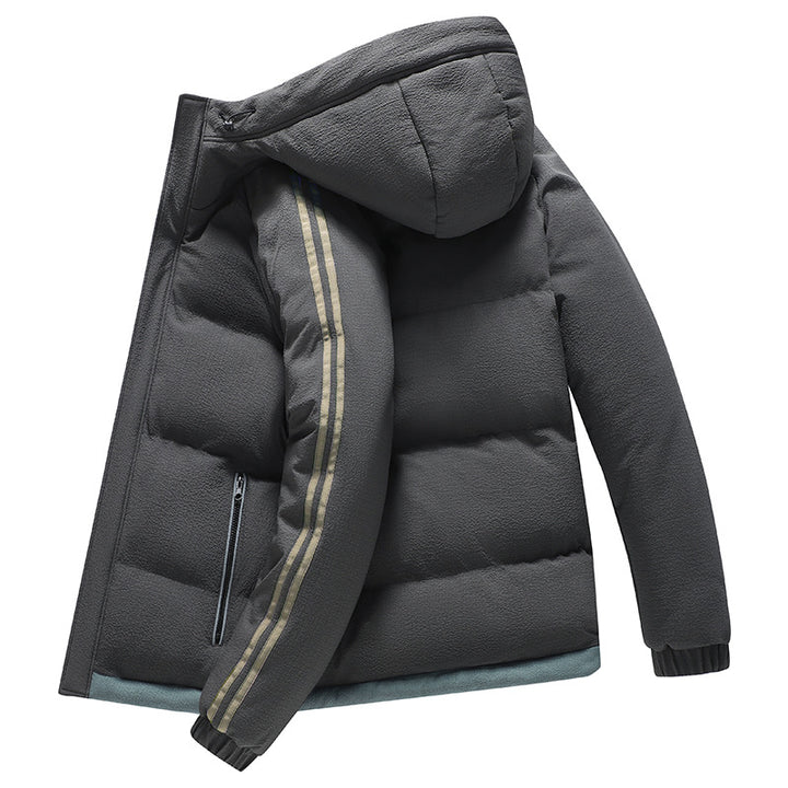 Men's insulated winter jacket with quilted structure and practical pockets Lisslune