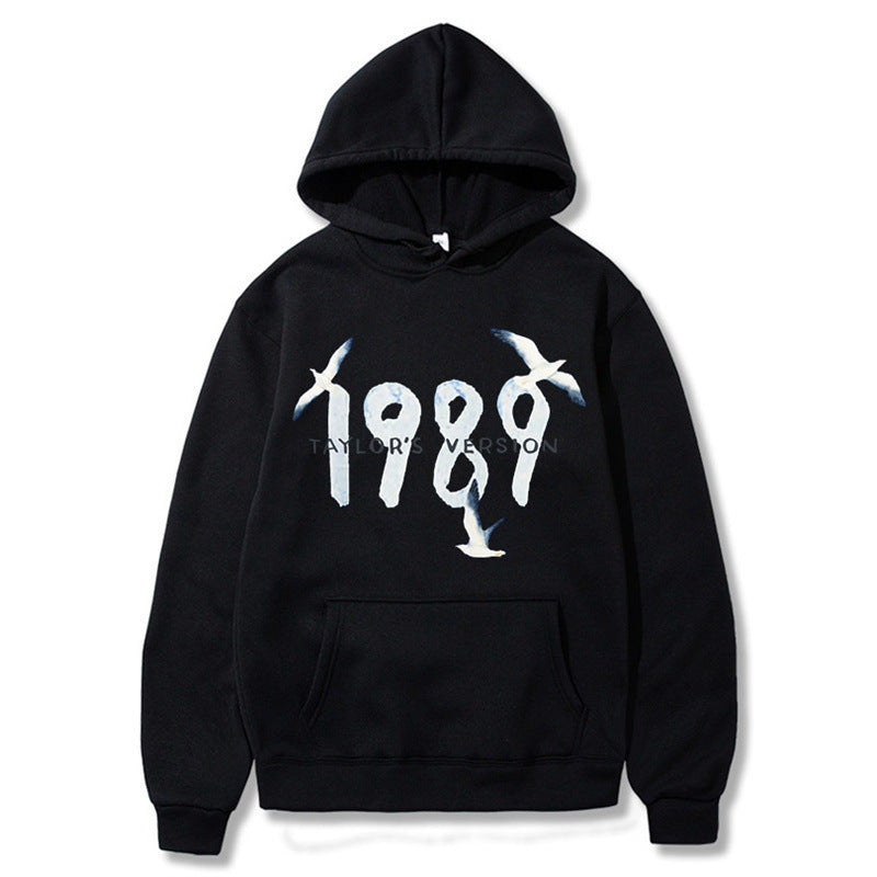 Women's hooded sweatshirt with creative bird design and high-quality cotton Lisslune