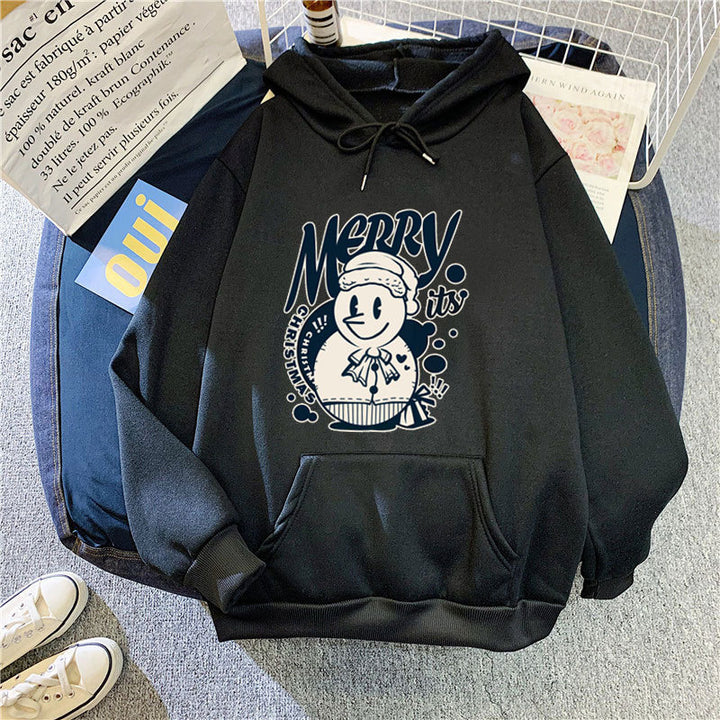 Women's hoodie with cheerful Christmas motif Lisslune