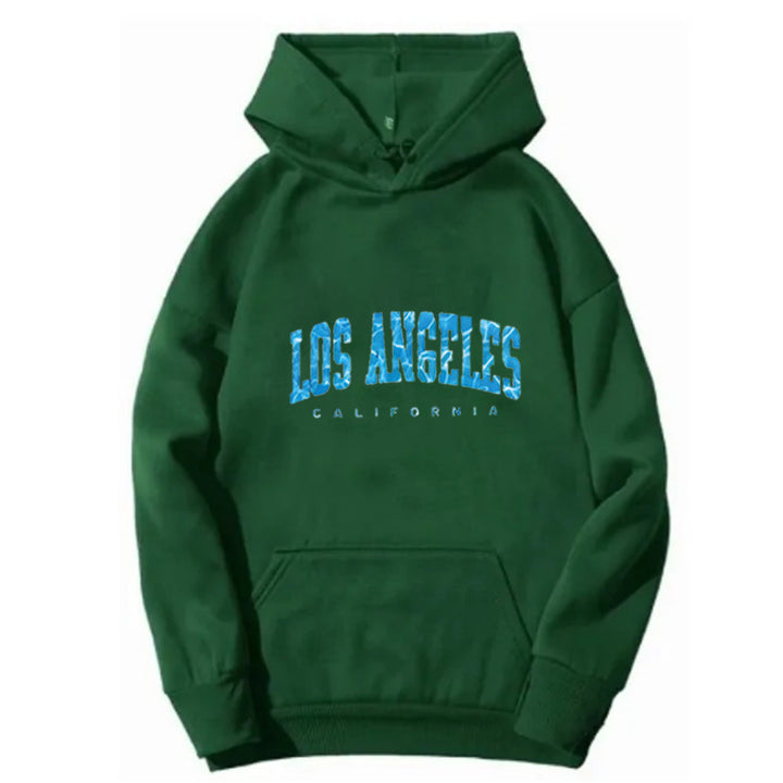 Women's hoodie with striking Los Angeles lettering Lisslune