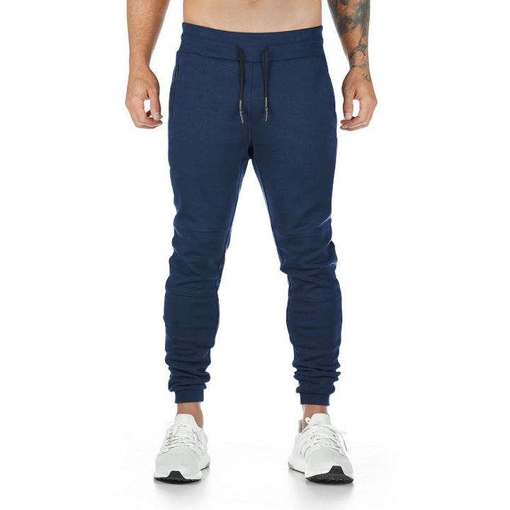 Men's sporty jogging pants with modern side pockets and elastic waistband Lisslune