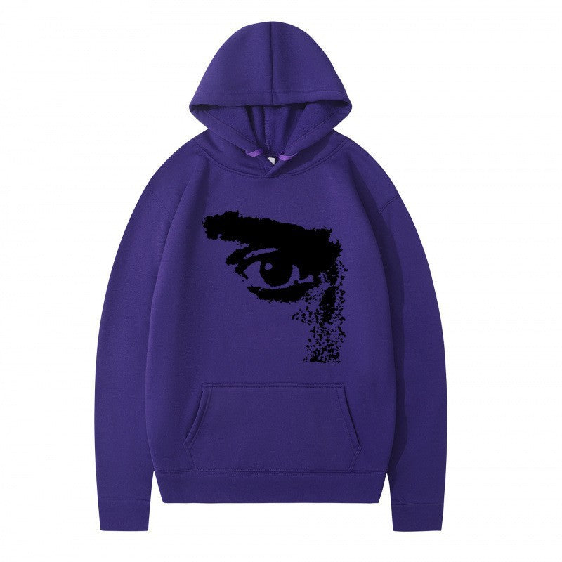 Women’s hoodie with modern, artistic print Lisslune