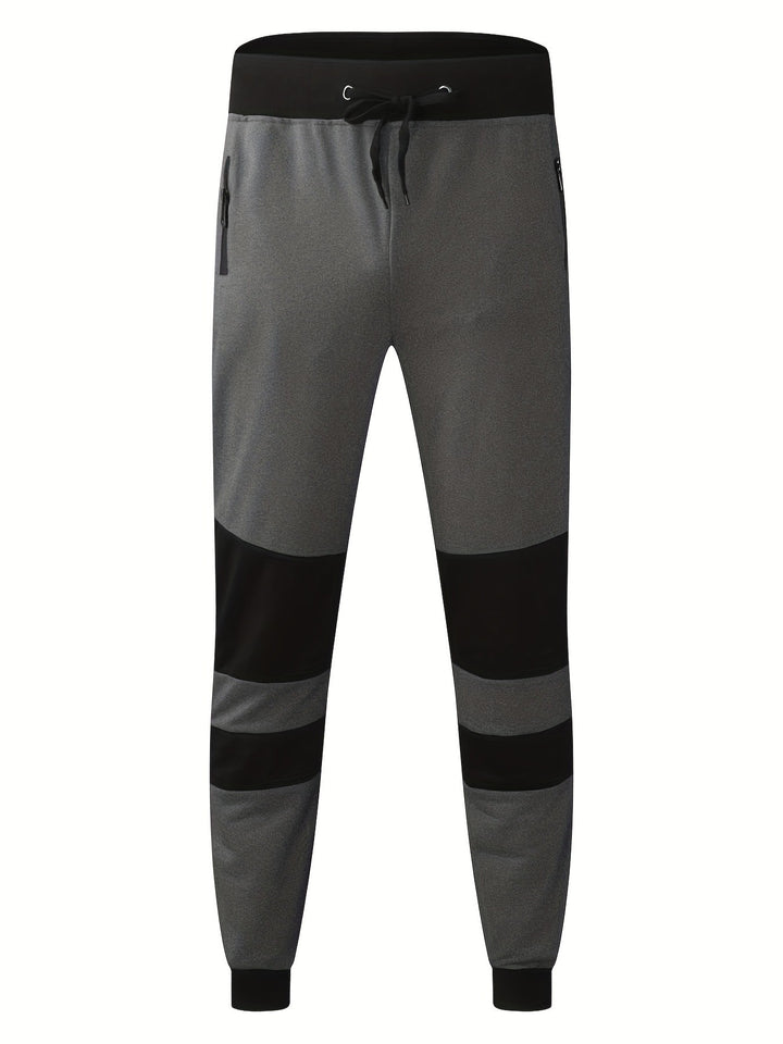 Men's sporty jogging pants with stylish contrast details Lisslune