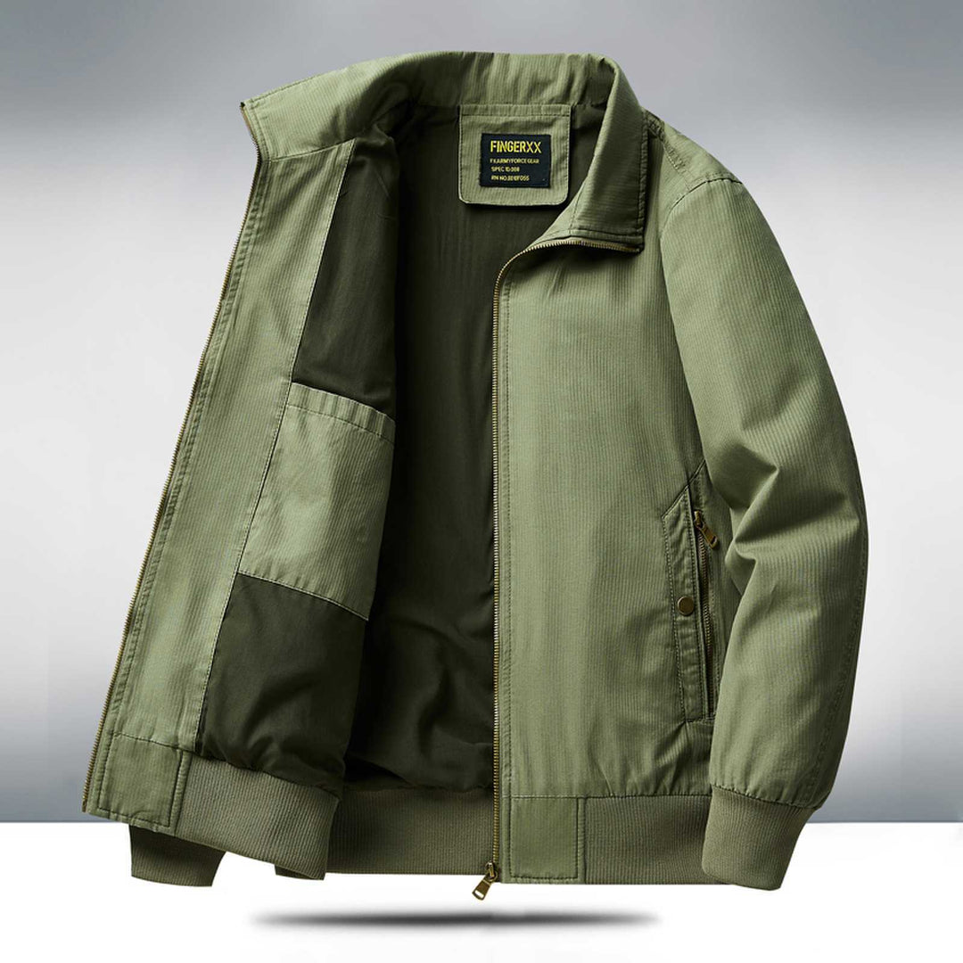 Men's Casual Leisure Jacket with High Collar Lisslune