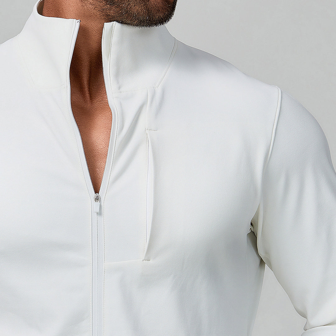 Men's Breathable Hybrid Jacket with High Collar Lisslune