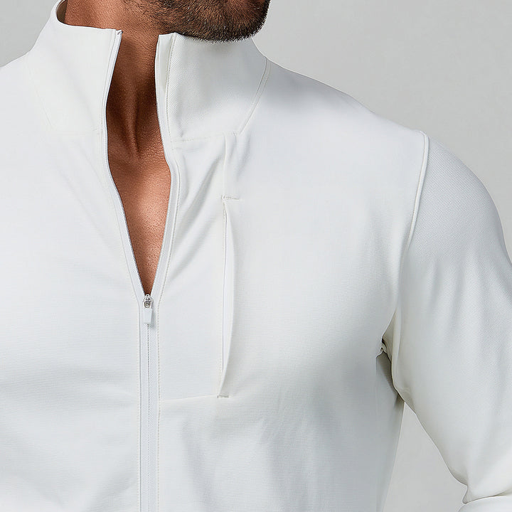 Men's Breathable Hybrid Jacket with High Collar Lisslune