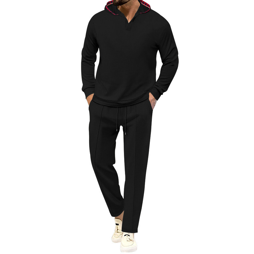 Men's casual hoodie set with innovative design and breathable qualities Lisslune