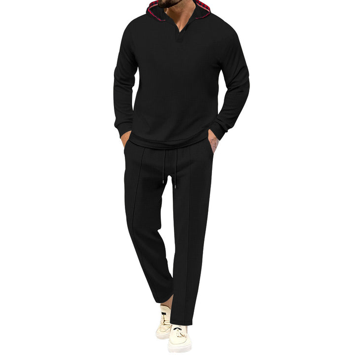 Men's casual hoodie set with innovative design and breathable qualities Lisslune