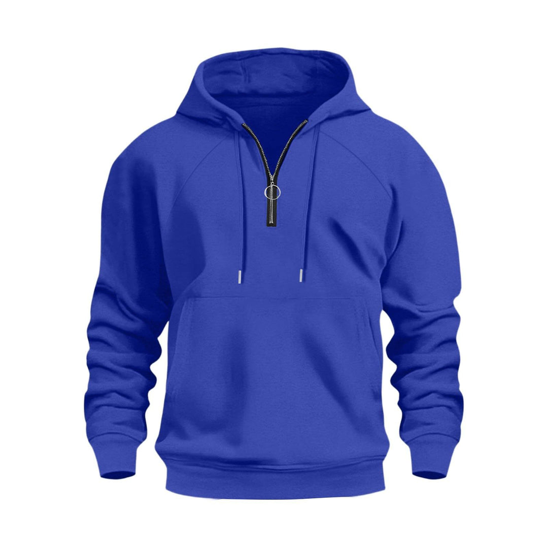 Men's functional hooded sweatshirt with half zip Lisslune