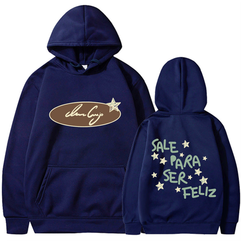 Women's hoodie sweatshirt with creative lettering and eye-catching design Lisslune