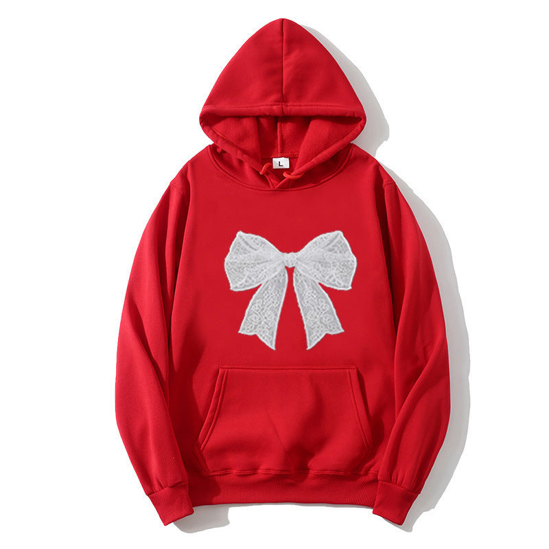 Ladies hoodie with elegant lace design Lisslune