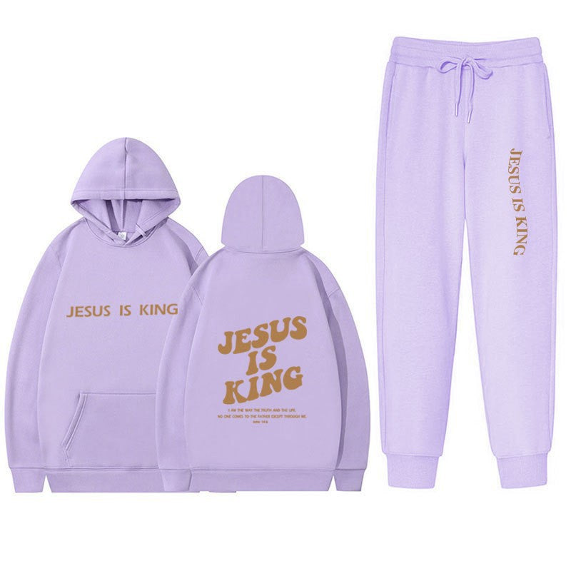 Women's Sweatshirt and Jogging Pants Set Lisslune