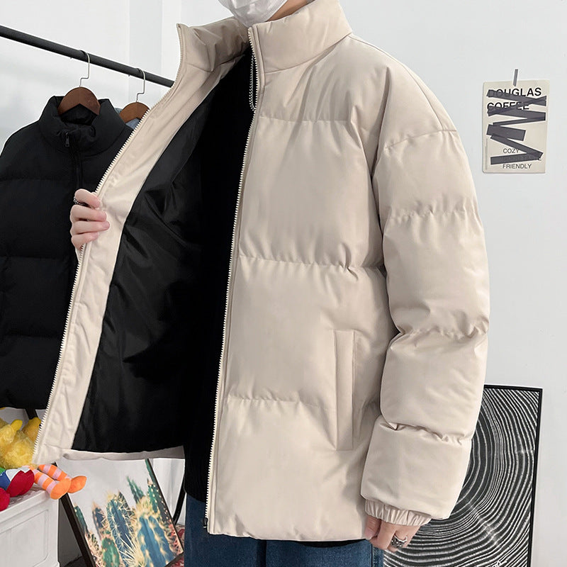Men's quilted jacket with high collar and insulating filling Lisslune
