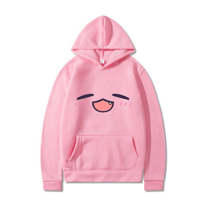 Women's hoodie with cheerful cartoon face and comfortable fit Lisslune