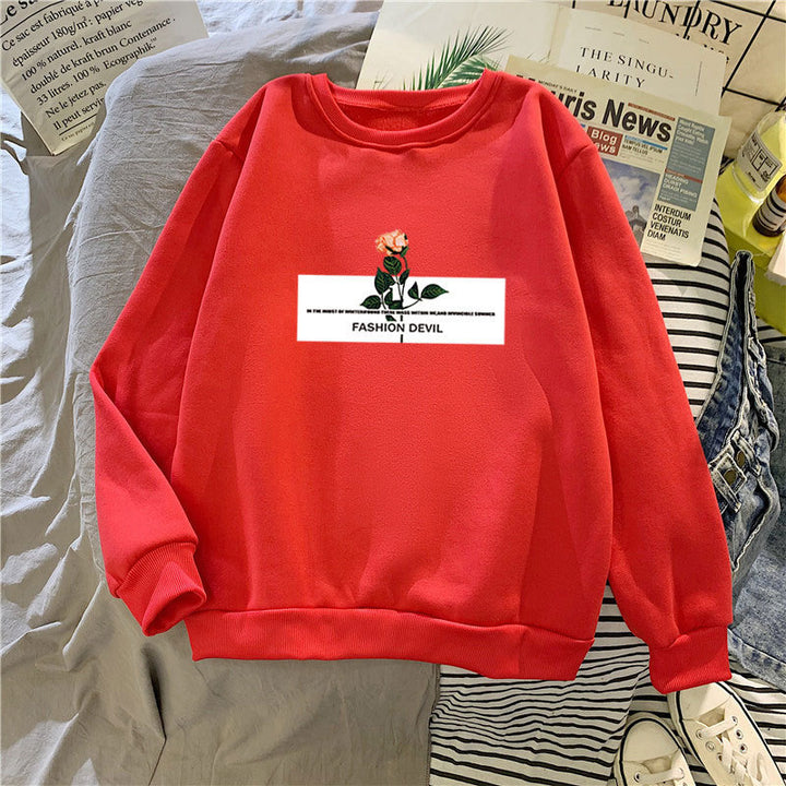 Women’s sweatshirt with floral motif Lisslune