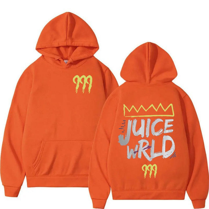 Women's hoodie with modern kangaroo pocket design and striking graphic print Lisslune