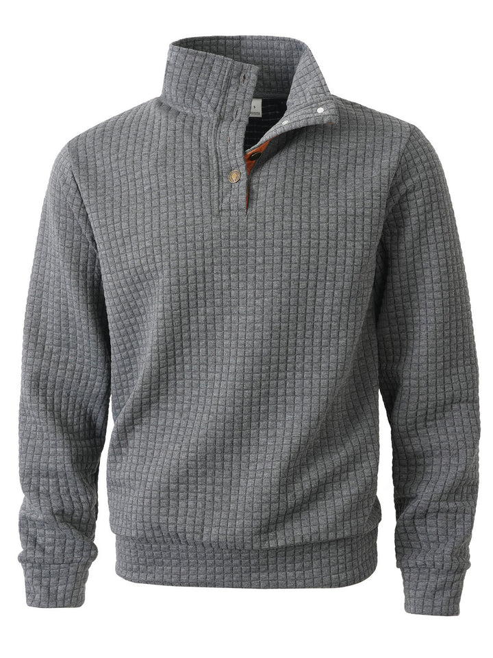 Men's stylish sweater with fashionable stand-up collar Lisslune