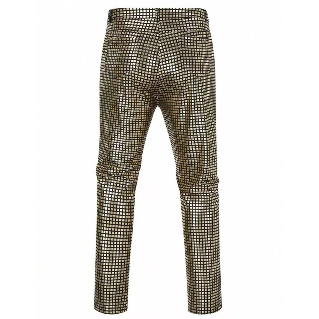 Men's fashionable shiny leisure pants Lisslune