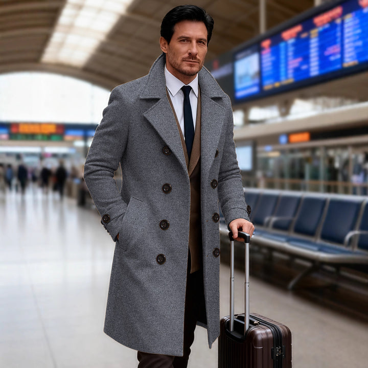 Men's Elegant Double Tunnel Coat Lisslune