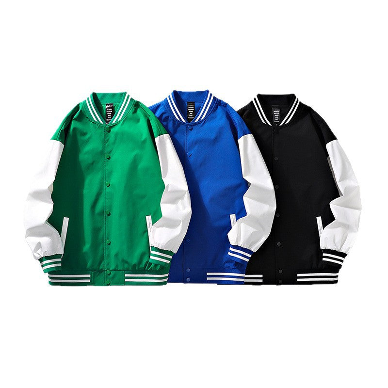 Men's sporty bomber jacket with contrast sleeves Lisslune
