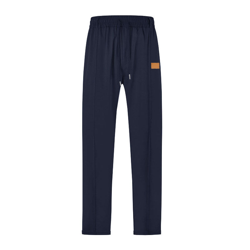 Men's leisure jogging pants with adjustable waistband and practical side pockets Lisslune