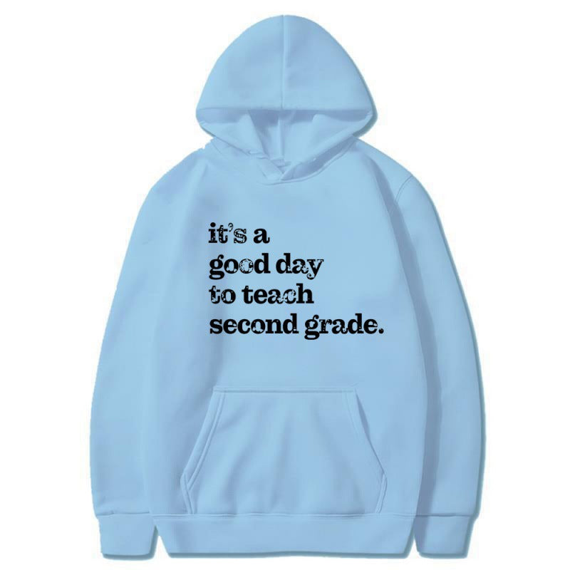 Women's hoodie with inspiring teacher quote and comfortable fit Lisslune