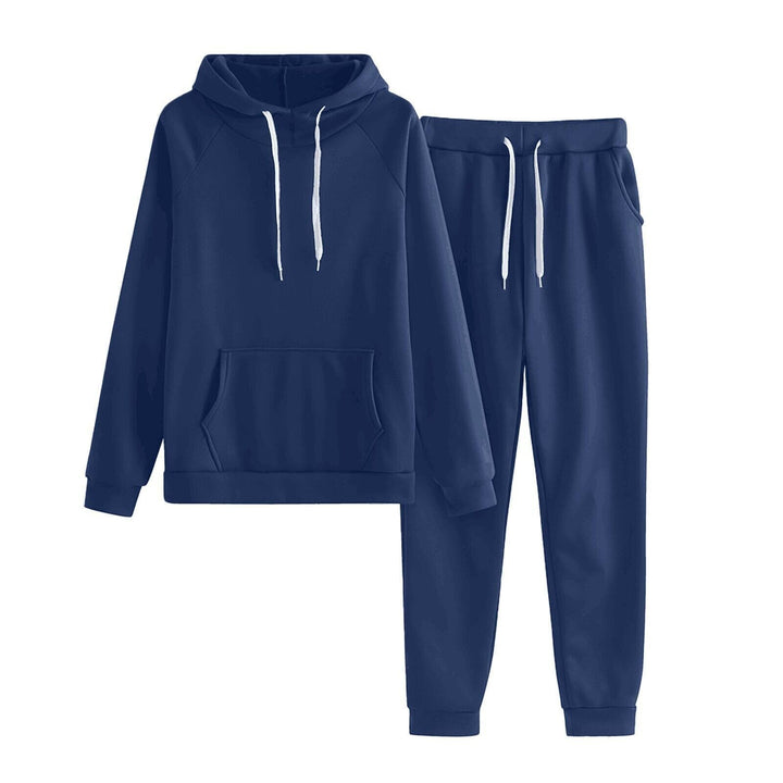 Women comfortable leisure set with hoodie and jogging pants Lisslune