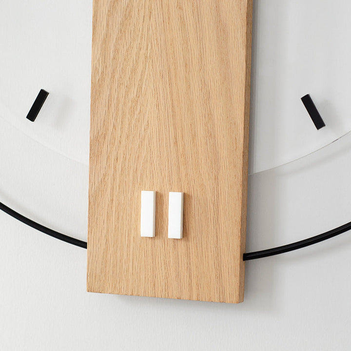 Lisslune | Solid Wood Nordic Wall Decoration Clock 40cm