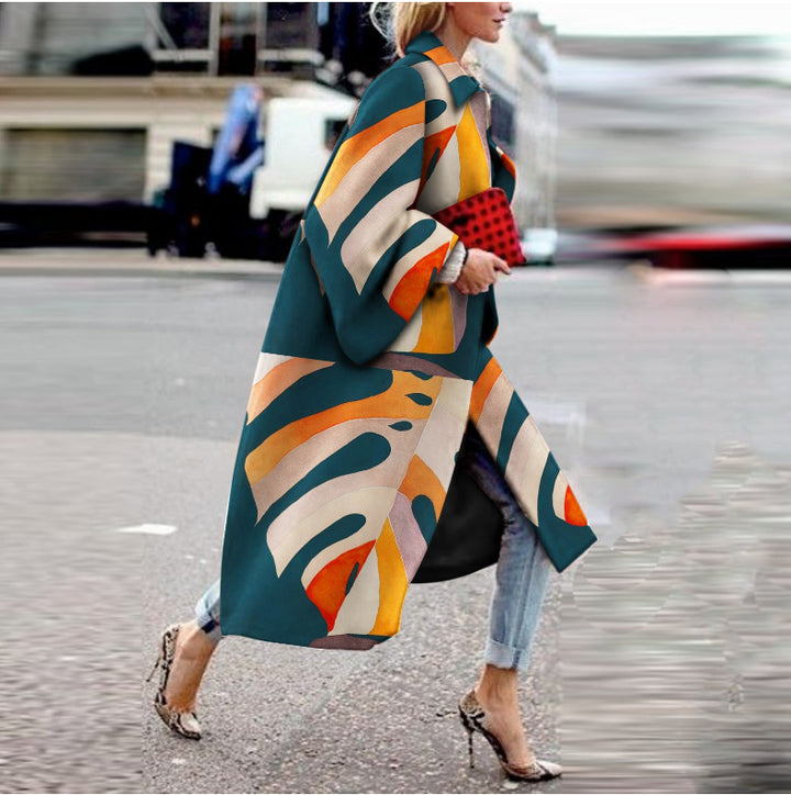 Women's Trendy Kimono with Colorful Mandala Pattern