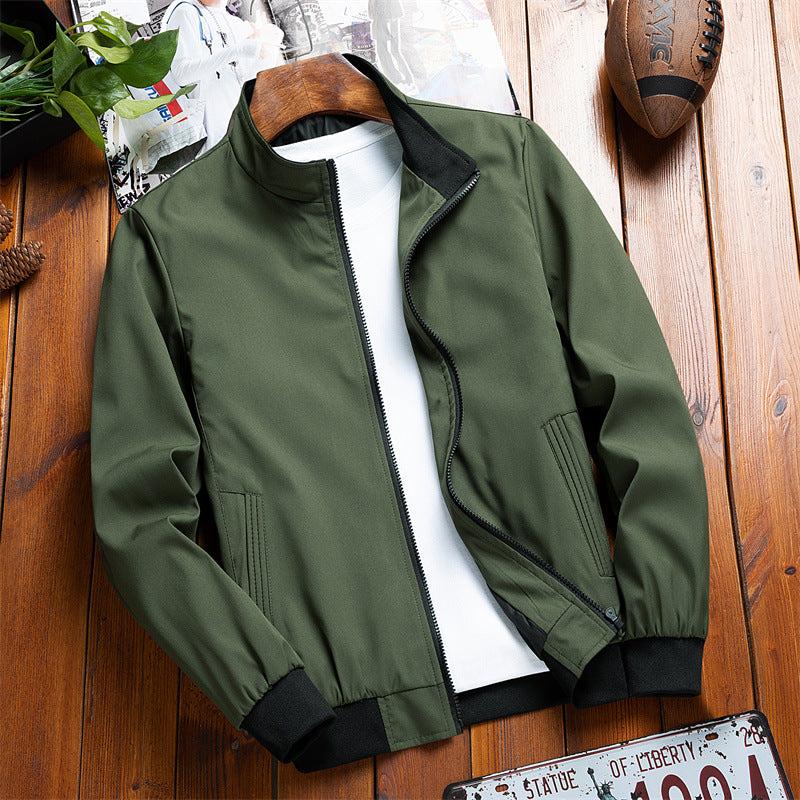 Men's Lightweight Casual Jacket with High Collar Lisslune