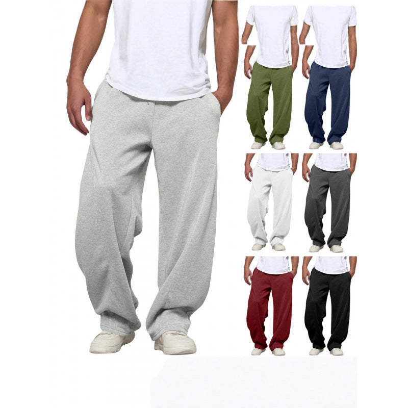 Men's loose-fitting jogging pants with a casual cut and practical pockets Lisslune