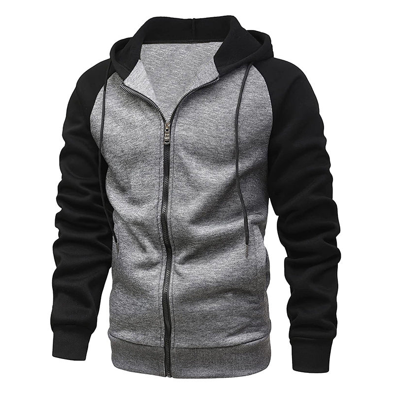 Men's casual hoodie with contrasting sleeves Lisslune