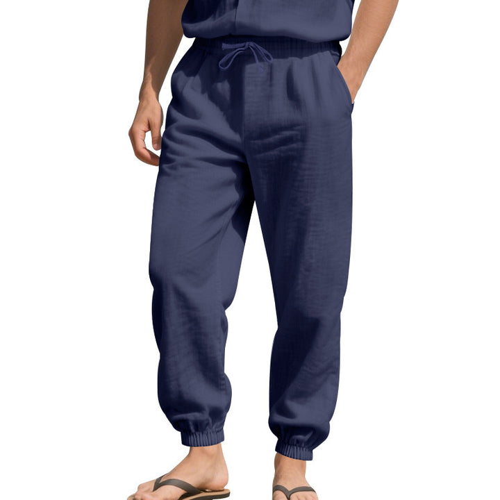 Men's lightweight harem pants made of breathable material with side pockets Lisslune