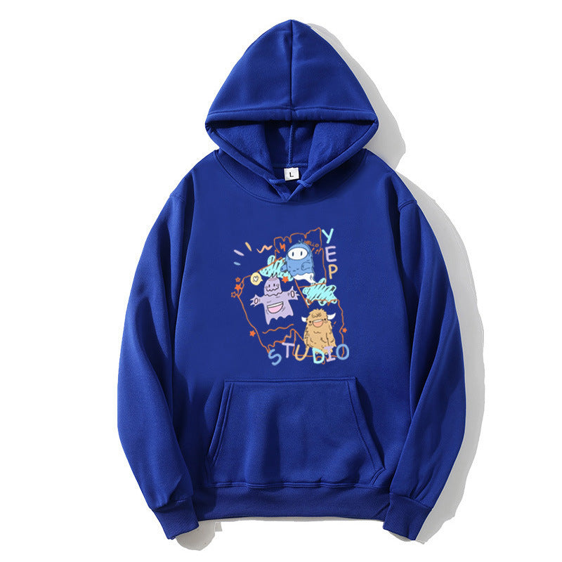 Women's hoodie with playful cartoon design Lisslune