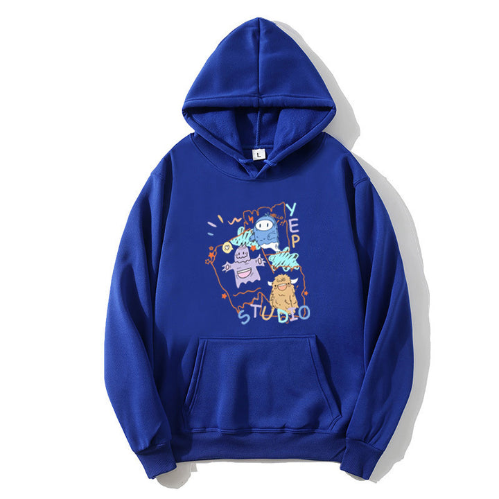 Women's hoodie with playful cartoon design Lisslune