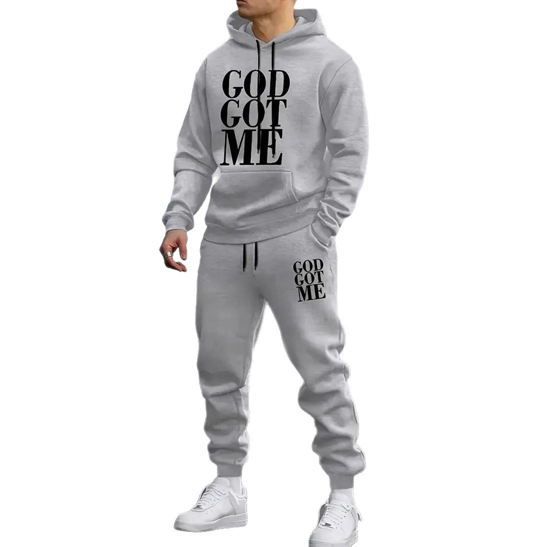 Men's tracksuit with modern statement print Lisslune