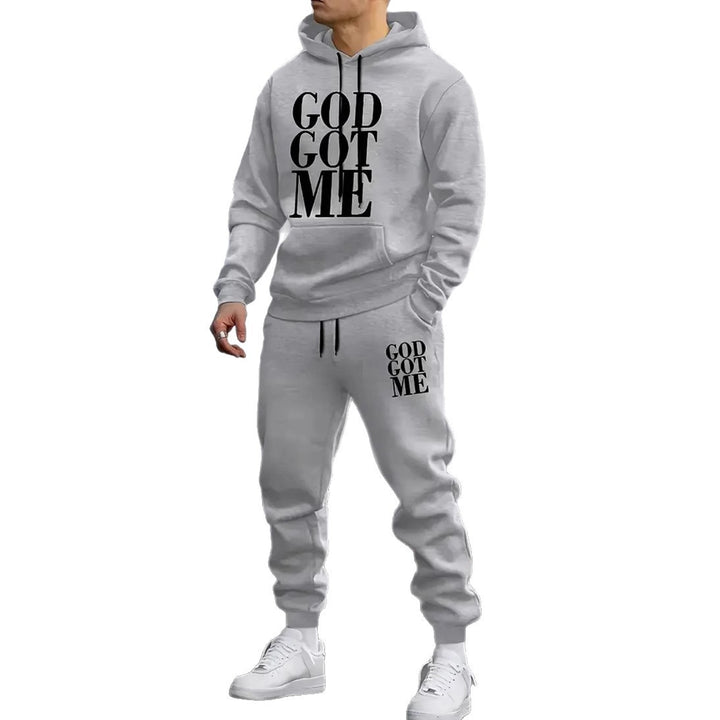 Men's tracksuit with modern statement print Lisslune