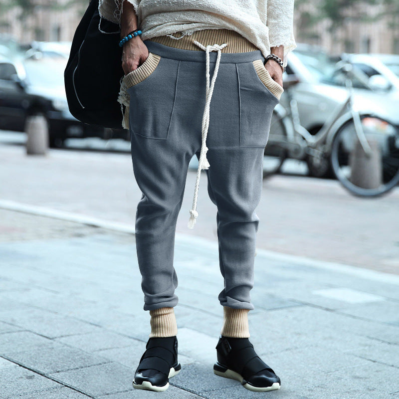 Men's casual joggers with practical pockets and adjustable drawstring Lisslune
