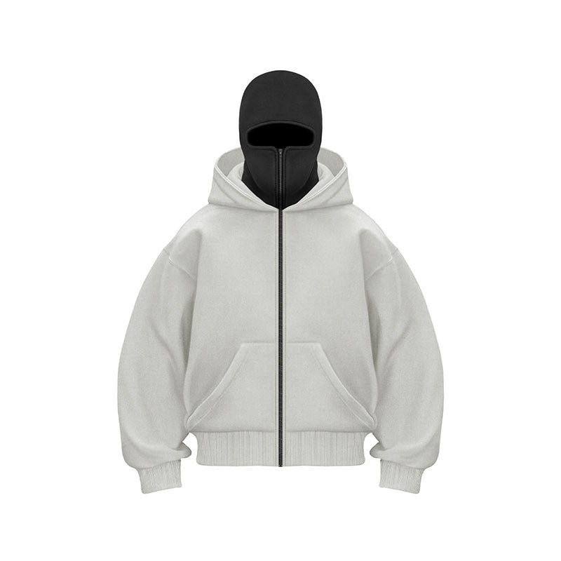 Women's hoodie with innovative design and practical zipper Lisslune